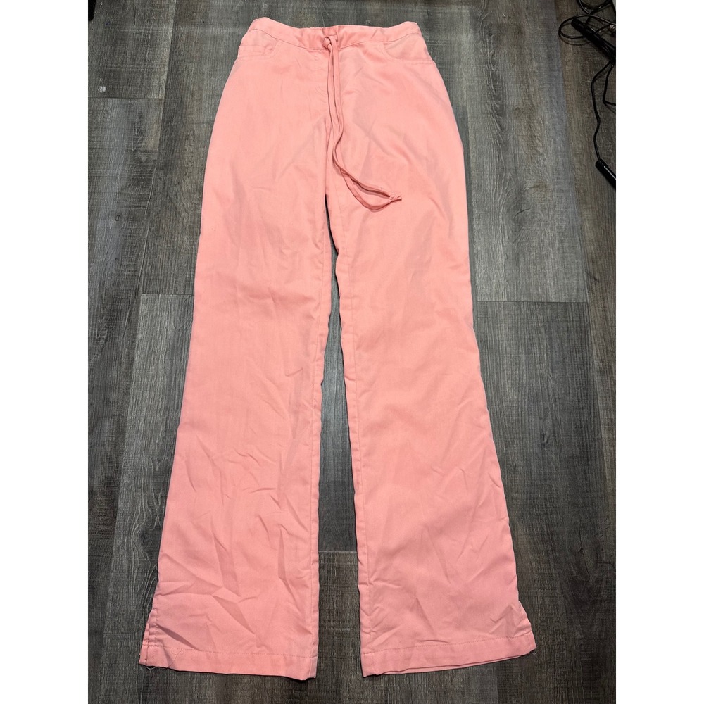 Greys Anatomy by Barco Pink Scrub Pants Drawstring Waist 4232T Tall XS
